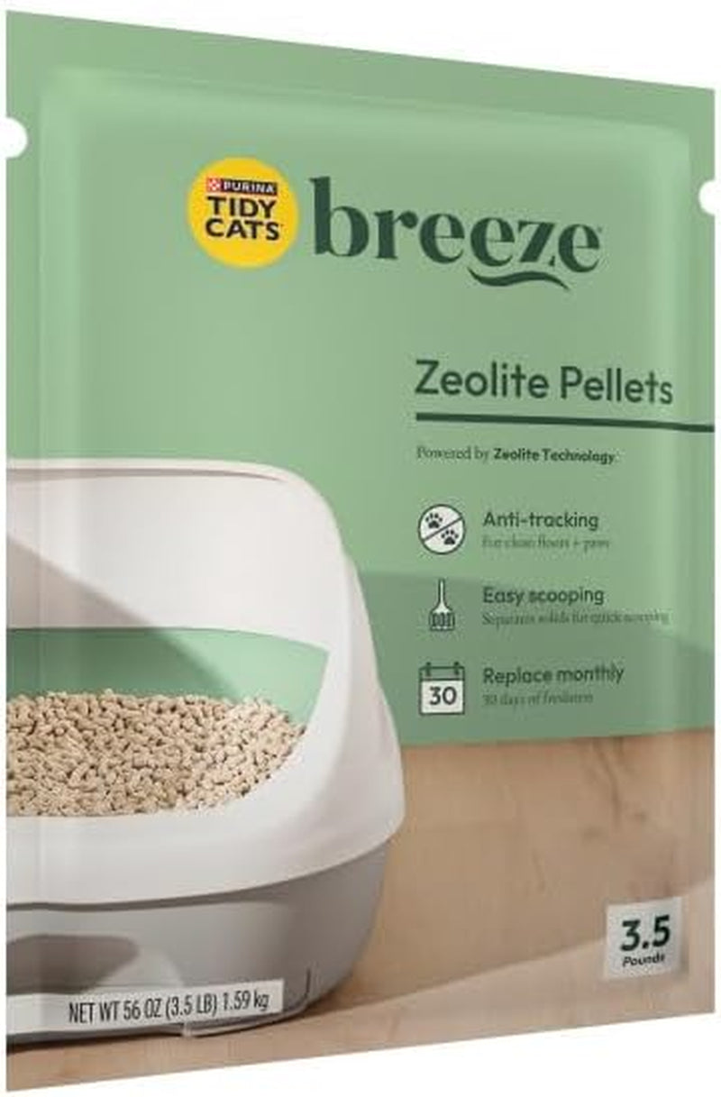 Tidy Cats Breeze Zeolite Pellet, 3.5 Pound (Pack of 3)