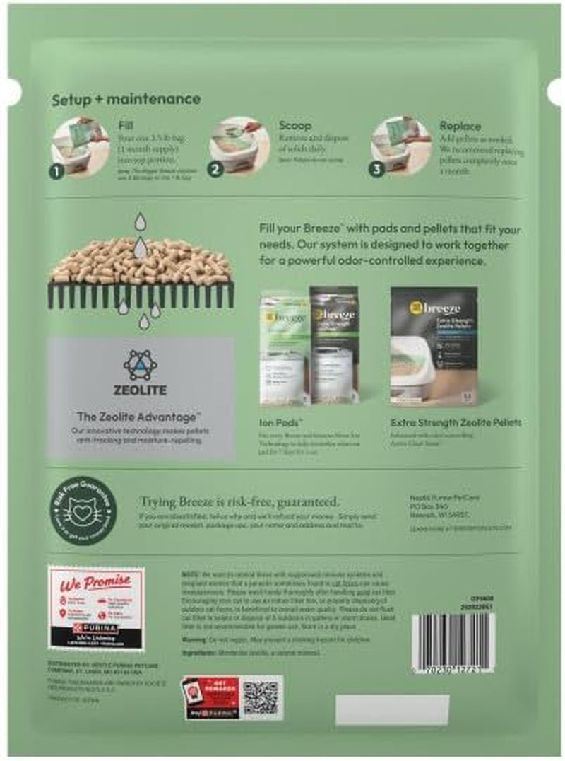 Tidy Cats Breeze Zeolite Pellet, 3.5 Pound (Pack of 3)