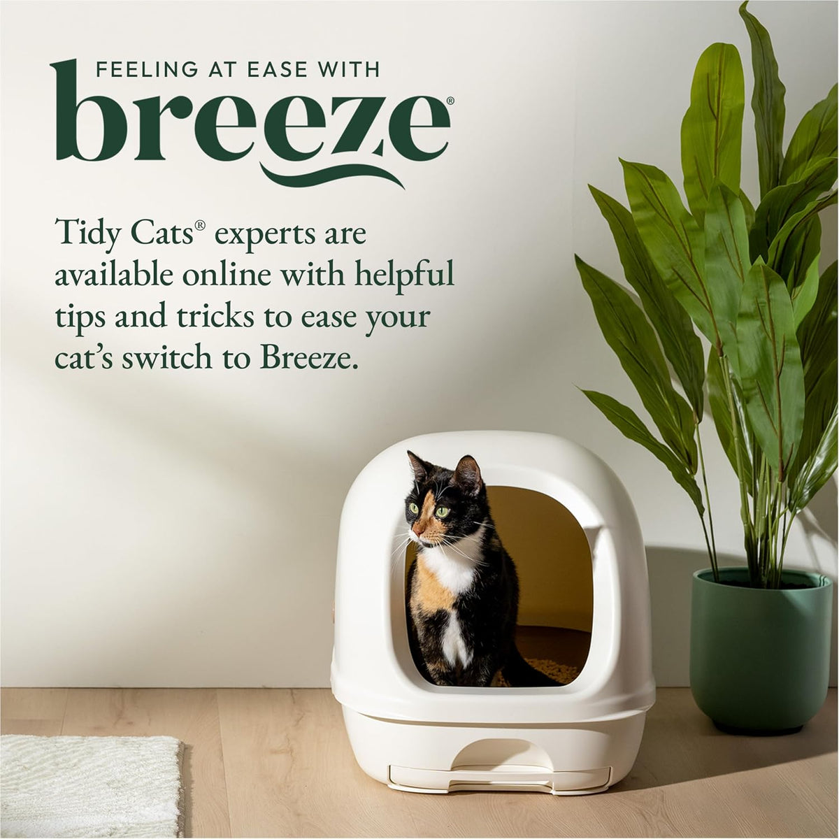 Breeze Covered Cat Litter Box System Kit