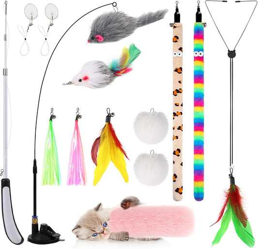 Suction Cup Cat Toy for Indoor Cats