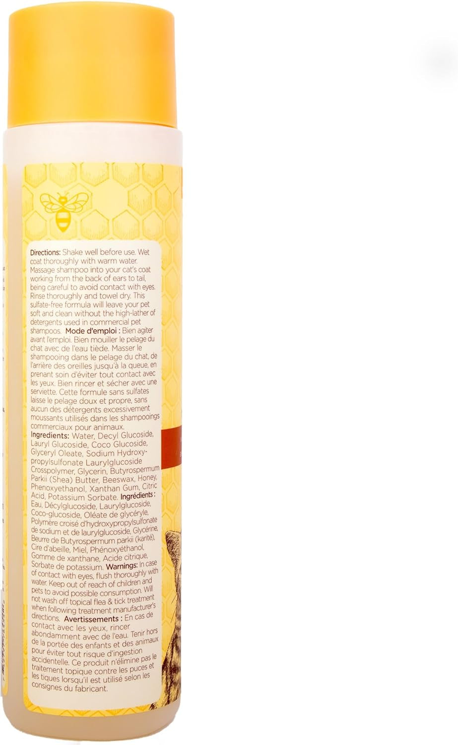 Hypoallergenic Cat Shampoo, Shea Butter, 10 Fl Oz