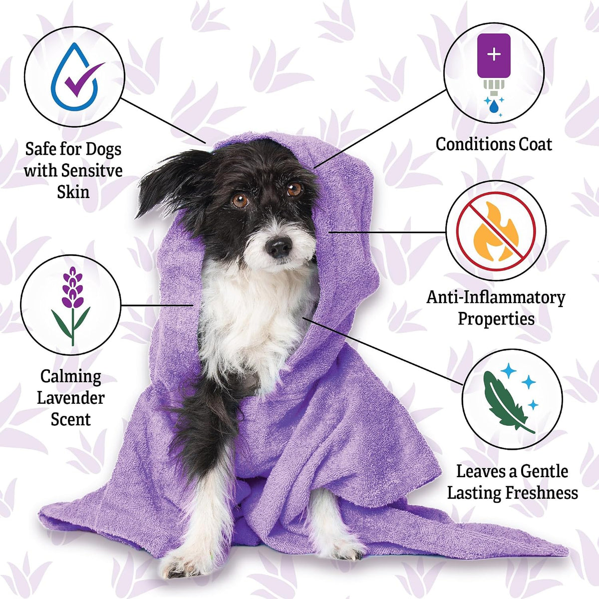 Calming Dog Shampoo & Conditioner, Soothing Dog Shampoo, 20Oz