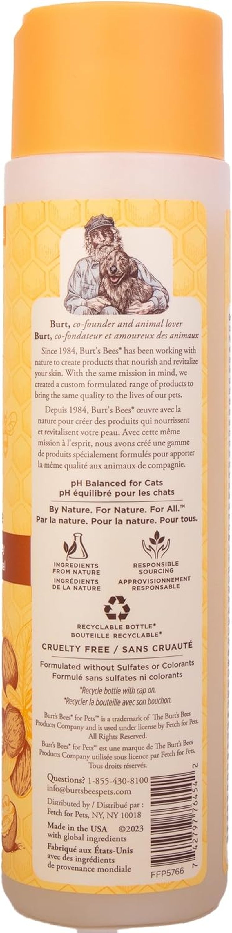 Hypoallergenic Cat Shampoo, Shea Butter, 10 Fl Oz