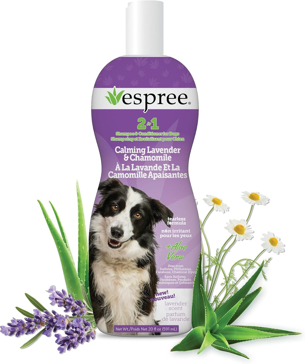Calming Dog Shampoo & Conditioner, Soothing Dog Shampoo, 20Oz