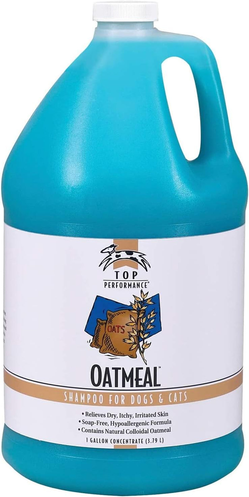 Oatmeal Pet Shampoo Concentrate Gallon Professional Dog & Cat Grooming Soap Free