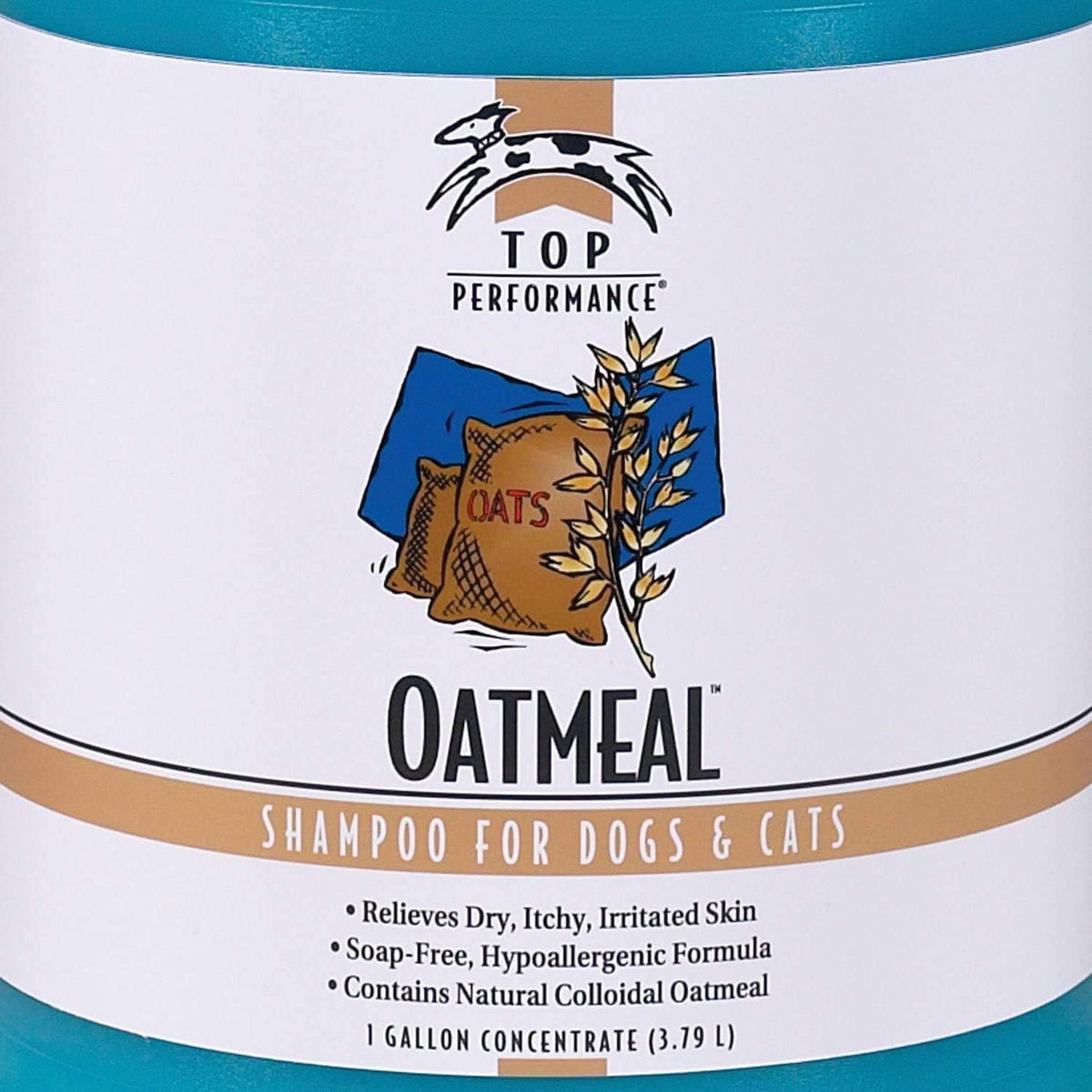 Oatmeal Pet Shampoo Concentrate Gallon Professional Dog & Cat Grooming Soap Free